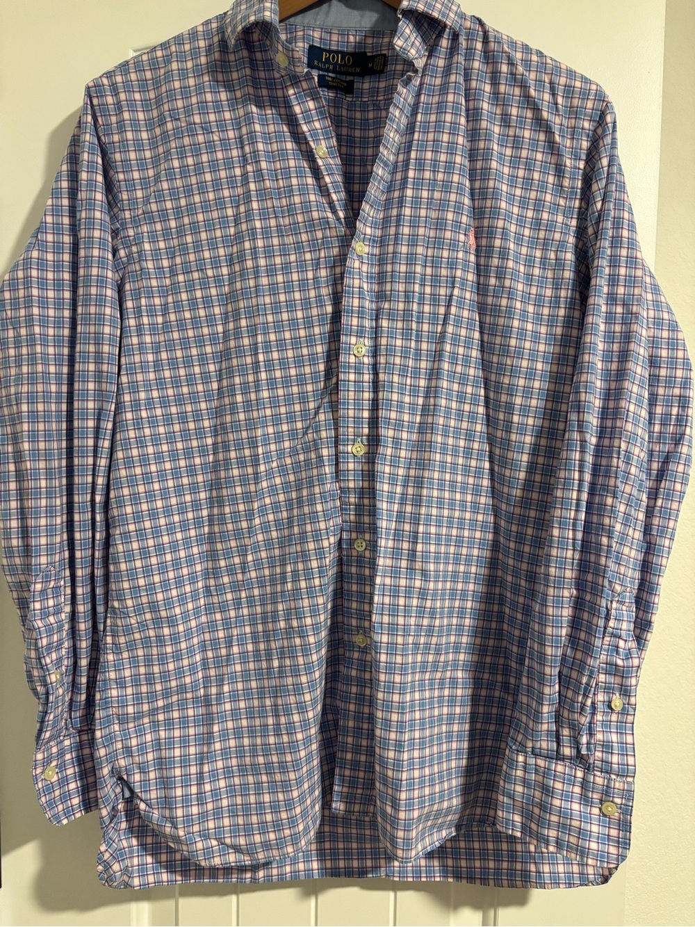 Polo Ralph Lauren Cotton Stretch Plaid Shirt M